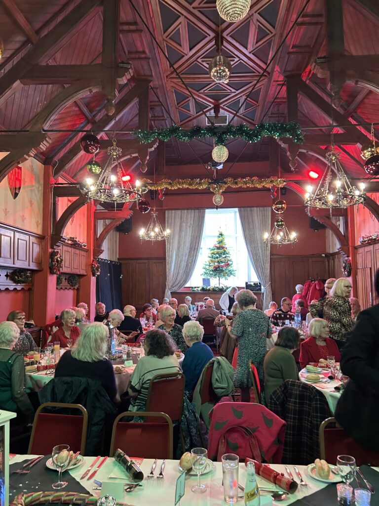 Castle Hotel Tudor Room decorated for our Christmas Lunch  ( Pic 2)