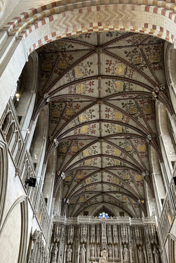 St Albans Cathedral roof