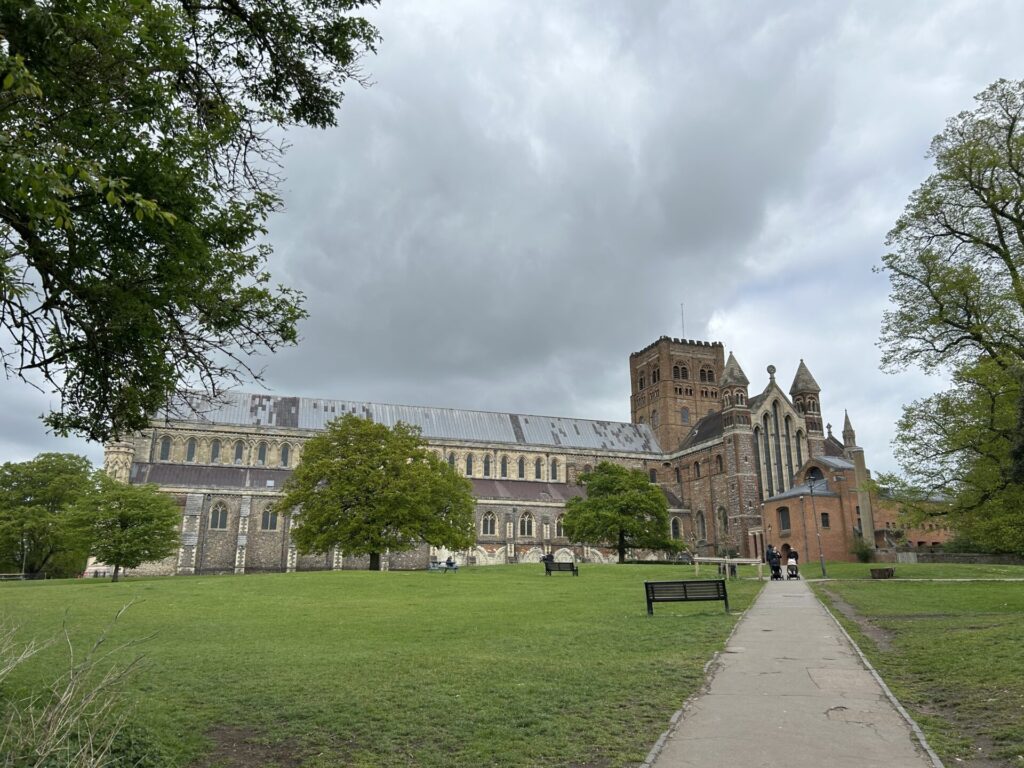 St Albans - Cathedral - taken from the grounds