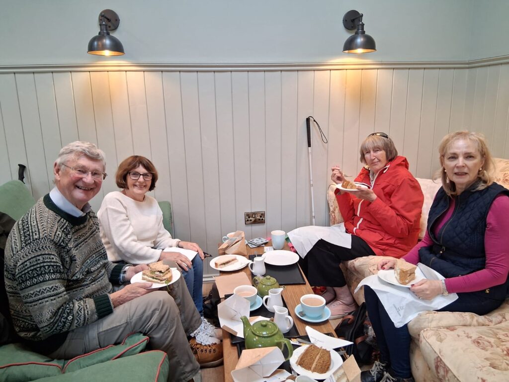 Easton Walled Garden - lunch time!
