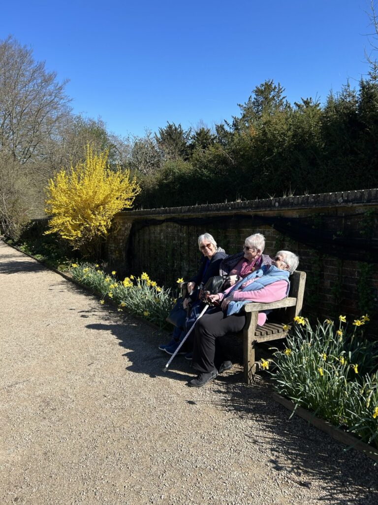 Rest Time in the sun at - Hughenden Manor walled garden