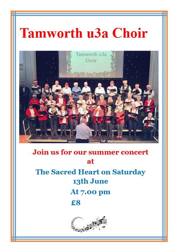 2026 Choir Concert at The Sacred Heart flyer