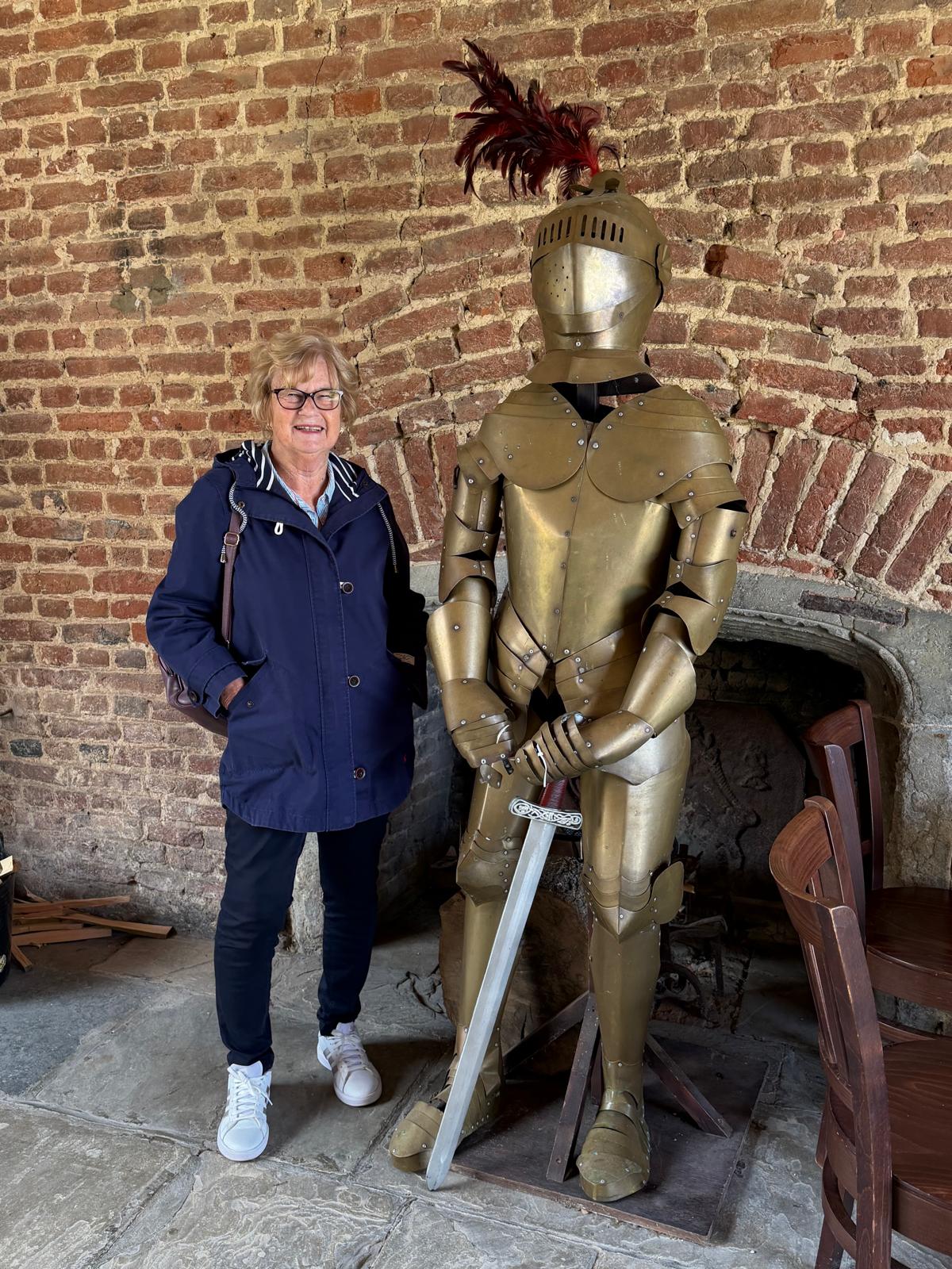 Herstmonceux Castle -Judy & and a new member!