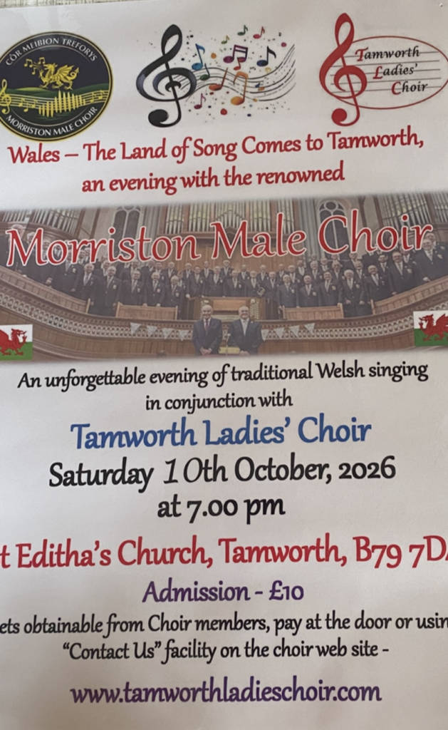 Morriston Male Choir & Tamworth Ladies Choir